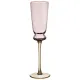 Набор бокалов для шампанского Twist & Shine Pink, 2 шт/210 мл - Lefard