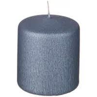 Свеча столбик 7/5,8 см серый - Adpal