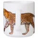 Фарфоровая кружка animal world леопард 400 мл - Lefard