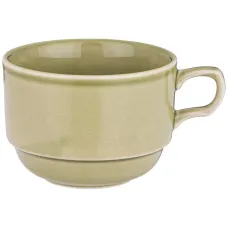 Фарфоровая чашка чайная tint 250 мл (фисташковый) 6 штук - Lefard