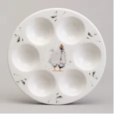 Блюдо на 6 яиц Funny Hens 18*18*2,5 см – Lefard