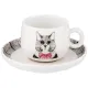 Фарфоровая кофейная пара fashion animals кот 110 мл - Lefar