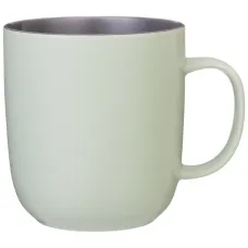 Фарфоровая кружка Velour 400 мл мятная - Bronco, 4 штуки