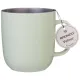 Фарфоровая кружка Velour 400 мл мятная - Bronco, 4 штуки
