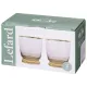 Набор стаканов Twist & Shine Pink, 2 штуки/360 мл - Lefard