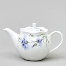 Фарфоровый заварочный чайник Васильки 500 мл - Lefard