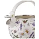 Чайник эмалированный со свистком серия Flower Story, 2.2 л - Agness
