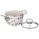 Кастрюля эмалированная со стеклянной крышкой серия Flower Stor, 2 л диа. 18 см – Agness