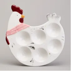 Блюдо на 6 яиц Funny Hens в форме курочки 24,3*22*3 см – Lefard