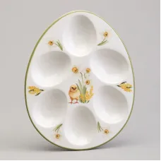 Блюдо для 6 яиц Sunday 20,5*16*2,5 см - Agness