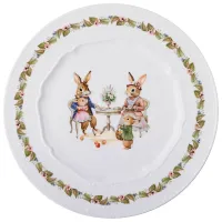 Тарелка обеденная Rabbits Family 25,5 см - Lefard