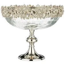 Фруктовница на ножке Бохо, диаметр 25.5 см, высота 20.5 см – Lefard