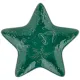 Тарелка-звезда celebration 18 см зеленая - Lefard