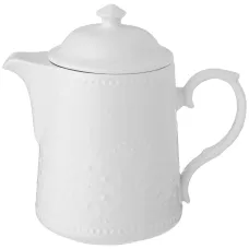 Фарфоровый заварочный чайник ажур 900 мл - Lefard