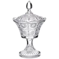 Конфетница на ножке Muza Crystal 12*12*20 см – Lefard