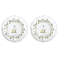 Набор тарелок закусочных Apple Garden 2 штук 21*21,5*2,5 см – Lefard