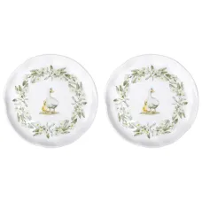 Набор тарелок закусочных Apple Garden 2 штук 21*21,5*2,5 см – Lefard