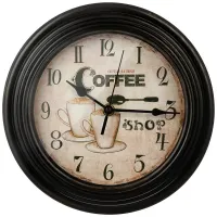 Часы настенные Coffee Shop 22.8*22.8*4.6 см – Lefard
