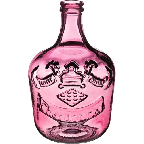 Бутыль декоративная 4 л высота=31 см диаметр=20 см розовая - SAN MIGUEL