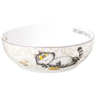 Салатник Счастье есть 15,5*5 см 600 мл - Lefard