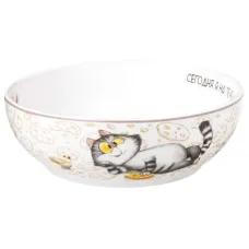 Салатник Счастье есть 15,5*5 см 600 мл - Lefard