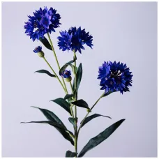 Цветок искусственный василек высота 64 см – Lefard