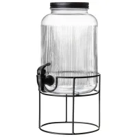 Диспенсер для напитков Lines 3,9 л на металлической подставке - Lefard