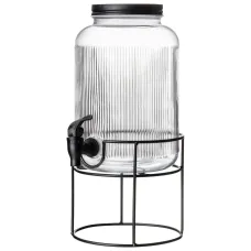 Диспенсер для напитков Lines 3,9 л на металлической подставке - Lefard