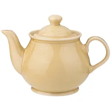 Фарфоровый заварочный чайник tint 600 мл (желтый) - Lefard
