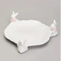 Блюдо сервировочное Кролики 21,5х21,5х6 см – Lefard