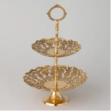 Фруктовница 2-х ярусная, диаметр=11/16 см, высота=28 см – Lefard