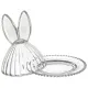 Блюдо сервировочное с крышкой Rabbit Family 19,3*19,3*19 см – Lefard