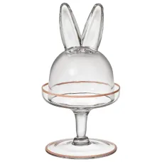 Блюдо на ножке с крышкой Rabbit Family 12*12*23,5 см – Lefard