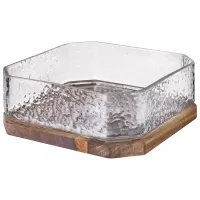 Фруктовница Aqua на подставке, диаметр 21 см, высота 8 см – Lefard