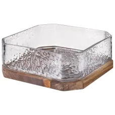 Фруктовница Aqua на подставке, диаметр 21 см, высота 8 см – Lefard