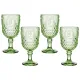 Набор бокалов для вина Sunday Green 4 шт/280 мл - Lefard