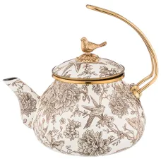 Чайник эмалированный 2,2 л подходит для индукционных плит – Lefard