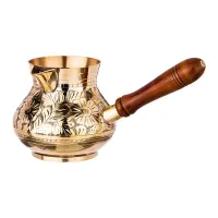 Турка резная 650 мл латунь - Lefard