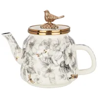 Чайник эмалированный серия Яблоневый сад, 1 л подходит для индукцион. плит – Lefard