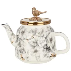 Чайник эмалированный серия Яблоневый сад, 1 л подходит для индукцион. плит – Lefard