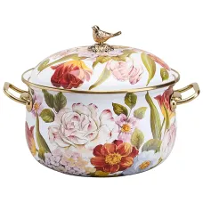 Кастрюля эмалированная с крышкой, серия Фландрия, 3,8 л, диа. 20 см – Lefard