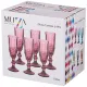 Набор бокалов для шампанского серпентина из 6 штук серия muza color 150 мл/высота=20 см - Lefard