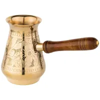 Турка резная 370 мл латунь – Lefard