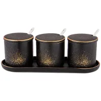 Набор для специй 4 предмета Midnight Gold – Bronco