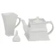 Фарфоровый чайный набор чайник+чашка париж 500/200 мл - Lefard