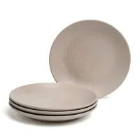 Набор тарелок закусочных Grasses 4 штуки диаметр=19,5 см - Bronco