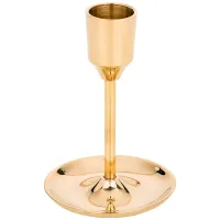 Подсвечник на 1 свечу, высота 10.5 см, латунь – Lefard