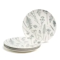 Набор тарелок обеденных Grasses 4 штуки диаметр=27 см - Bronco