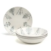 Набор салатников Grasses 4 штуки диаметр=20 см - Bronco