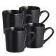 Набор кружек Choice Black 400 мл 4 штуки - Bronco